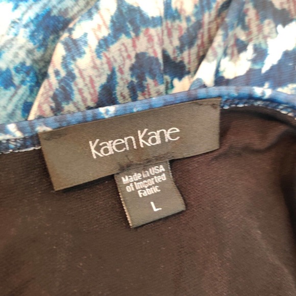 Karen Kane Blue Patterned Dress - Picture 10 of 10